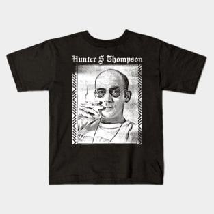 Hunter S Thompson /// Aesthetic Punkstyle Design Kids T-Shirt